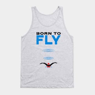 Born to Fly Swim Girls Tank Top